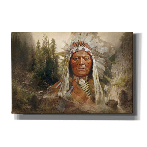 Image of 'Sitting Bull' by Steve Hunziker, Canvas Wall Art