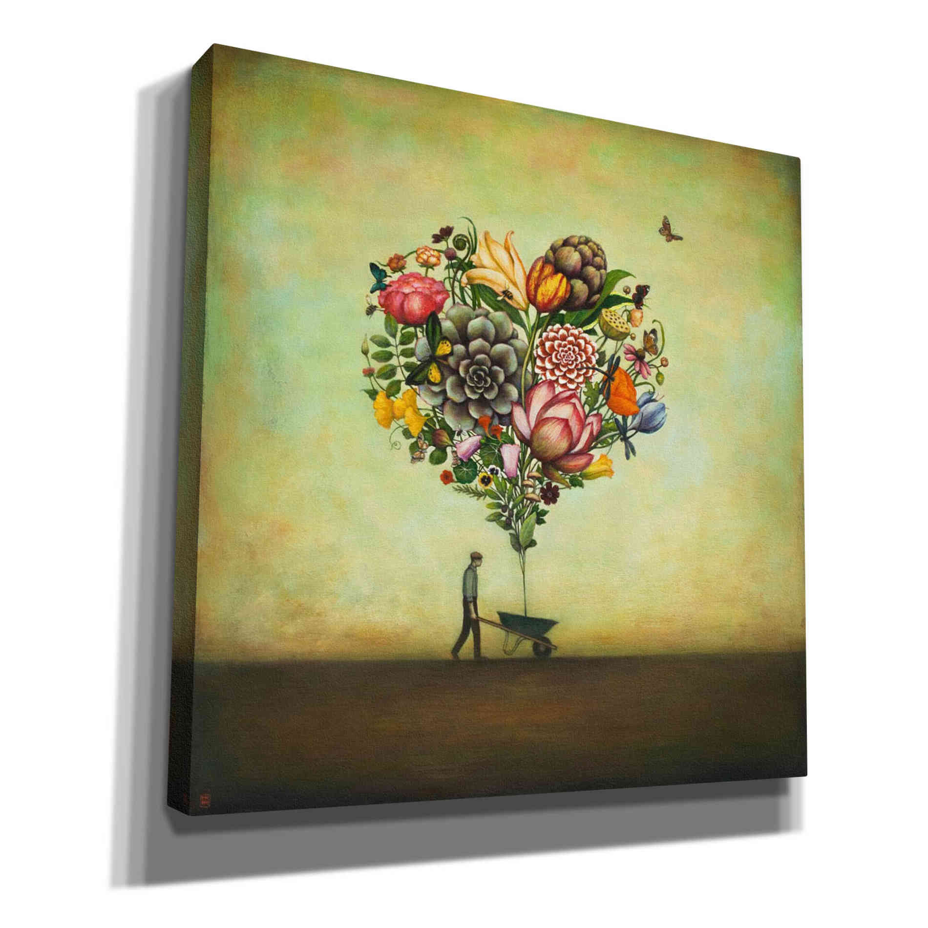 'Big Heart Botany' by Duy Huynh, Giclee Canvas Wall Art