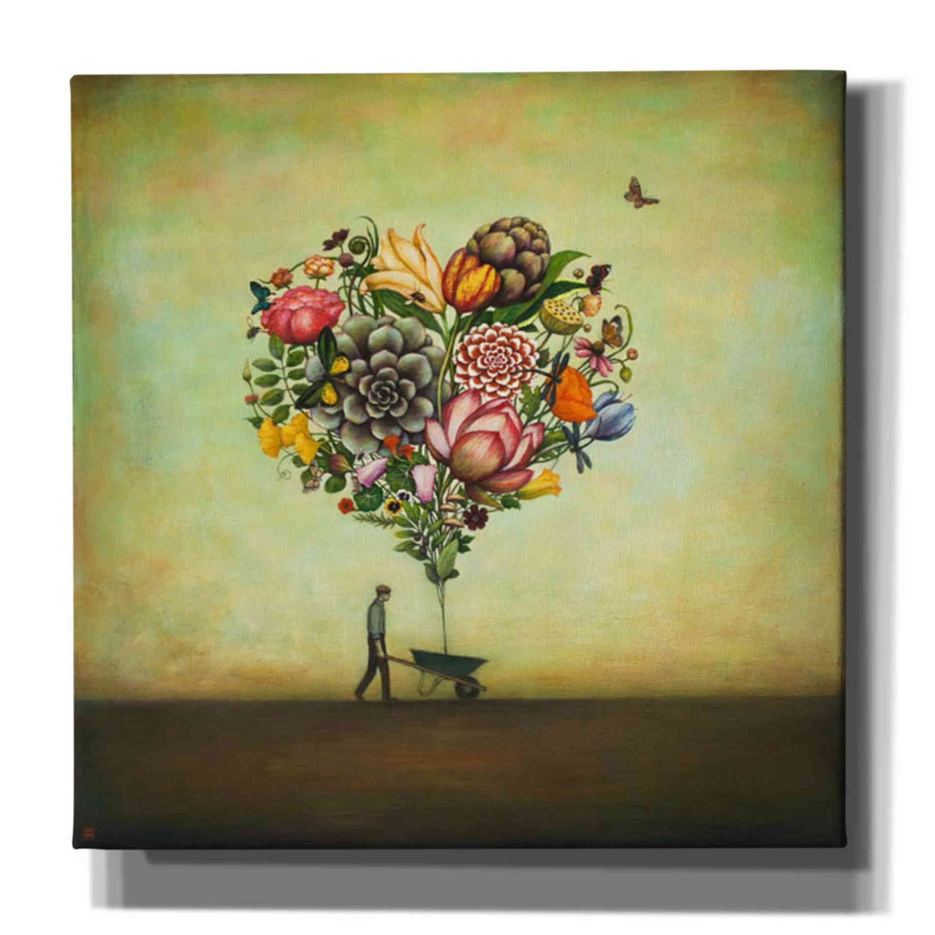 'Big Heart Botany' by Duy Huynh, Giclee Canvas Wall Art