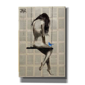 'Dazzling Hope Swing' by Loui Jover, Canvas Wall Art,Size A Portrait