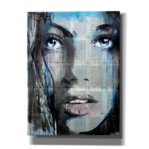 Image of 'Blue Sway' by Loui Jover, Canvas Wall Art,Size C Portrait