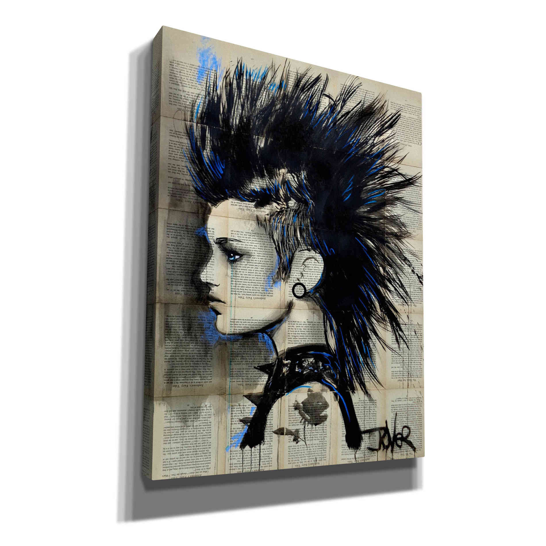 'Fairytale' by Loui Jover, Canvas Wall Art,Size B Portrait