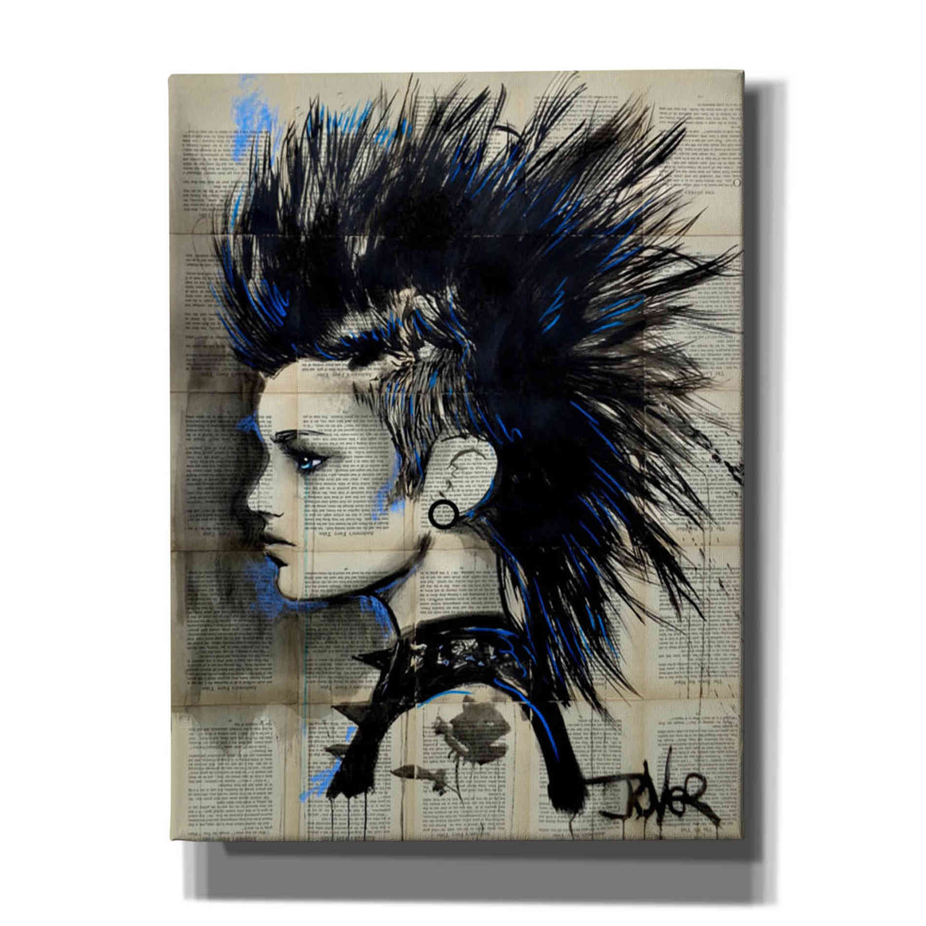 'Fairytale' by Loui Jover, Canvas Wall Art,Size B Portrait