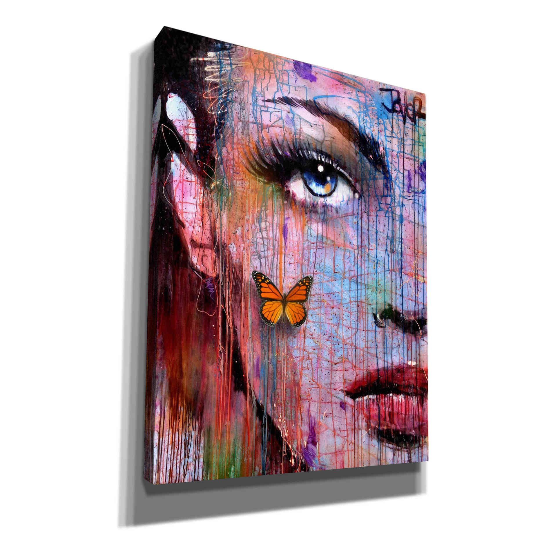 'Merged' by Loui Jover, Canvas Wall Art,Size C Portrait