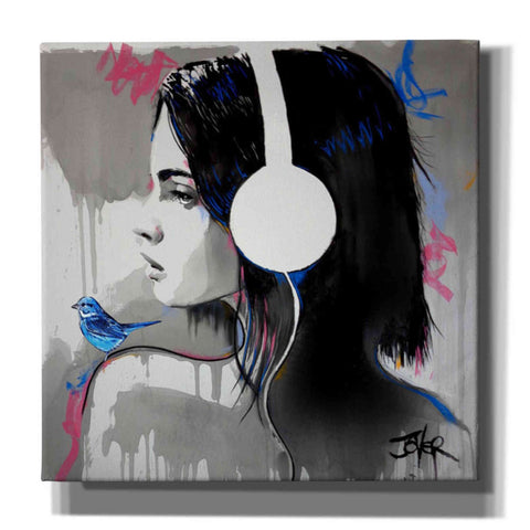 Image of 'Life is Music' by Loui Jover, Canvas Wall Art,Size 1 Square