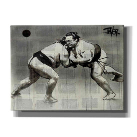 'Sumo' by Loui Jover, Canvas Wall Art,Size C Landscape