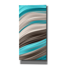 'Aqua Sweep I' by James Burghardt Giclee Canvas Wall Art