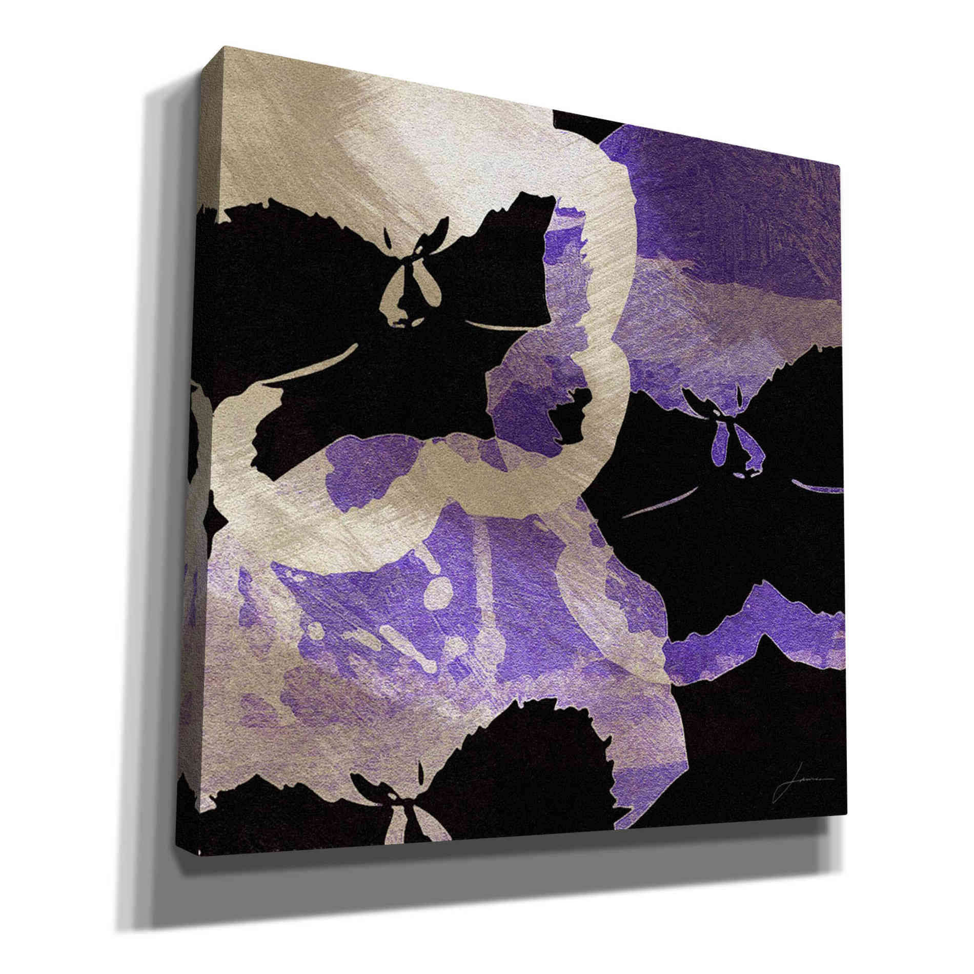 'Bloomer Tiles VII' by James Burghardt Giclee Canvas Wall Art