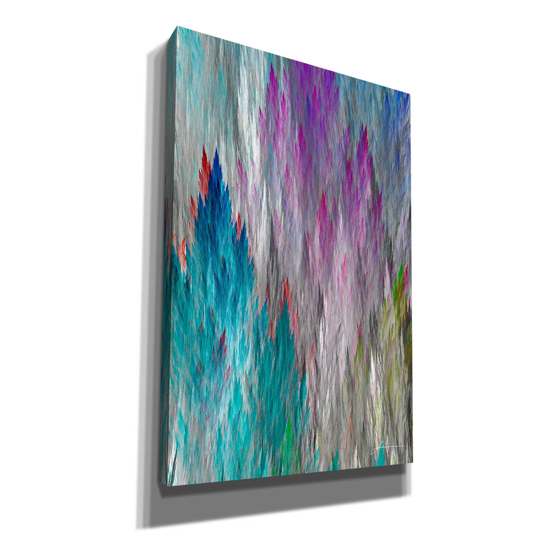 'Brush Panels I' by James Burghardt Giclee Canvas Wall Art