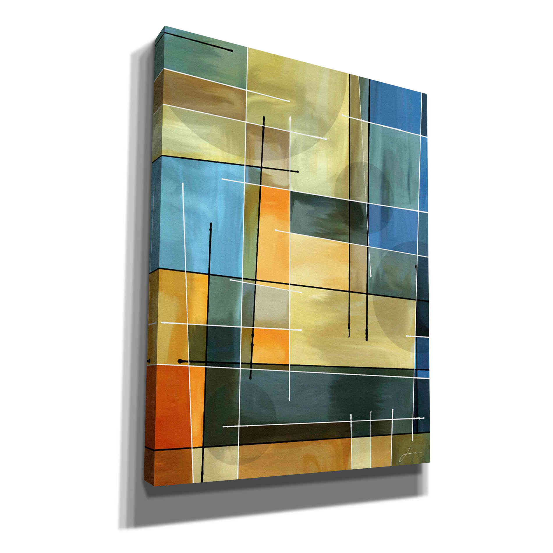'Counter Balance I' by James Burghardt Giclee Canvas Wall Art