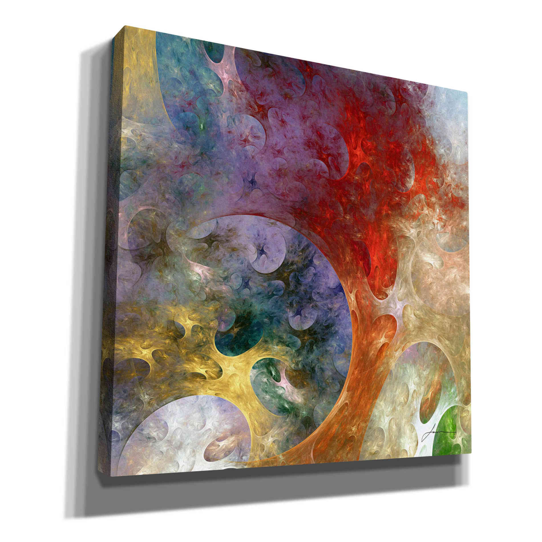 'Lunar Tiles II' by James Burghardt Giclee Canvas Wall Art