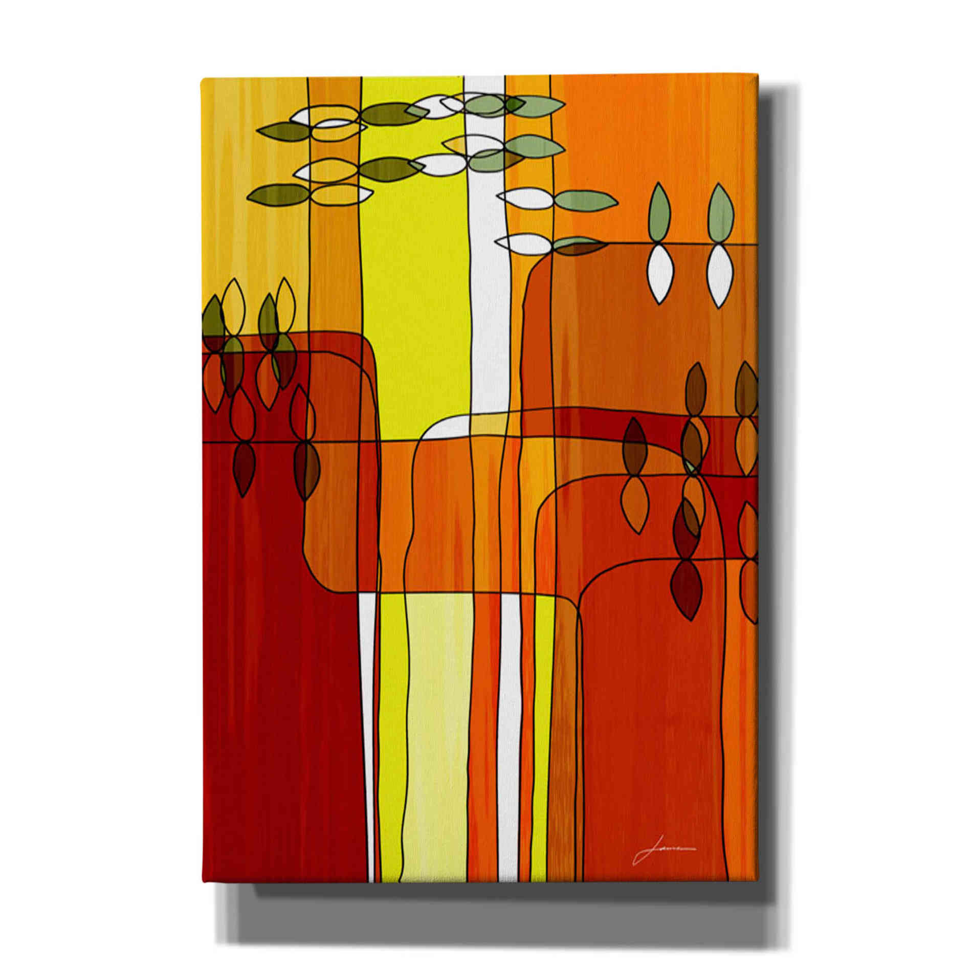 'Uplift I' by James Burghardt Giclee Canvas Wall Art