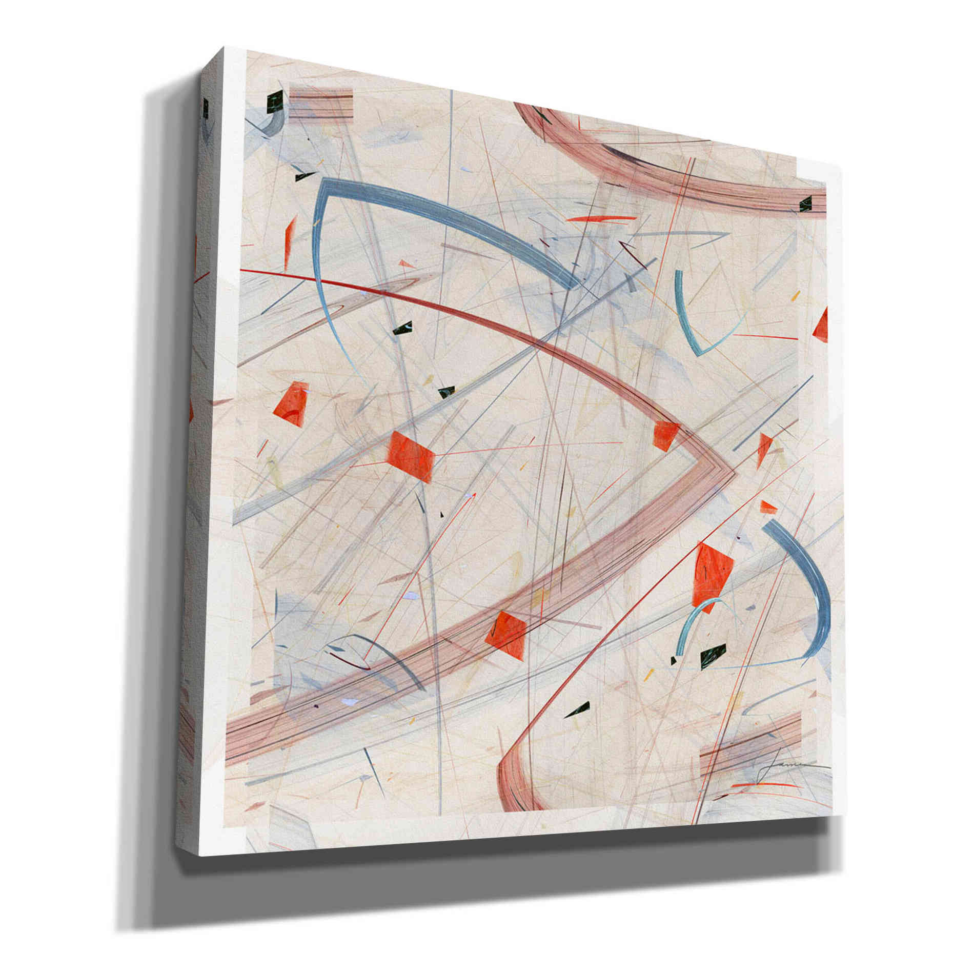 'Vectora Panel II' by James Burghardt Giclee Canvas Wall Art