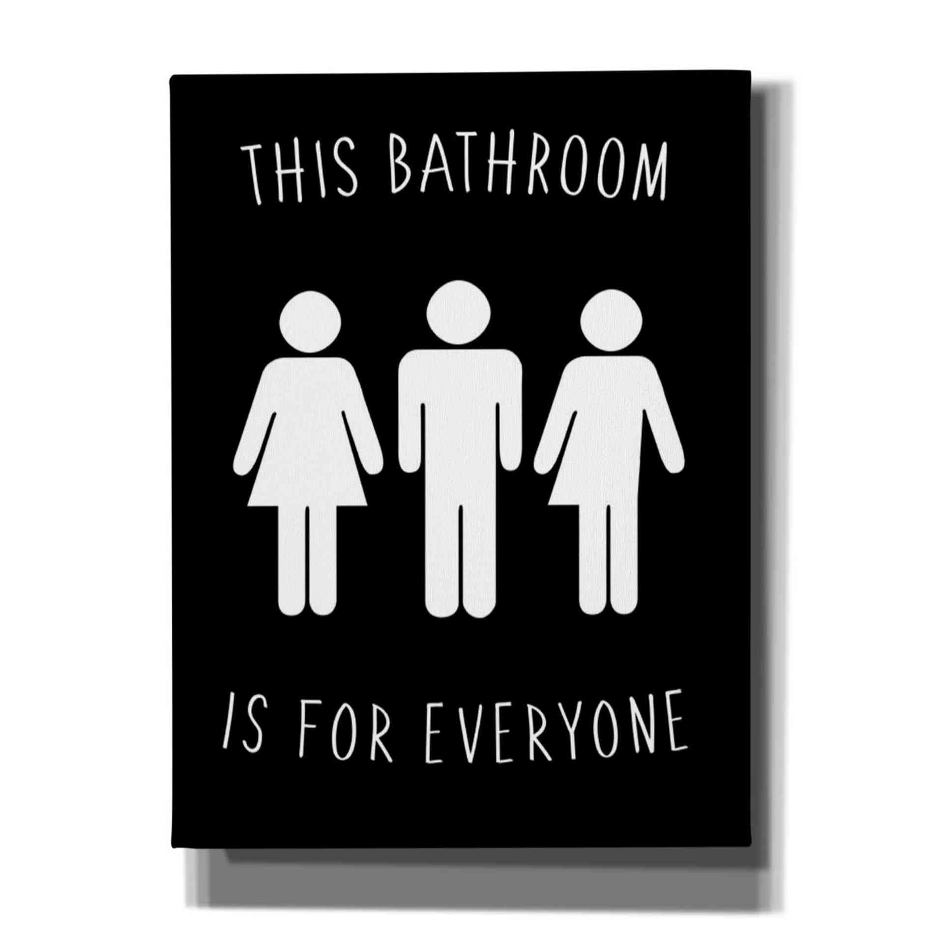 'Human Bathroom I' by Jarman Fagalde Giclee Canvas Wall Art