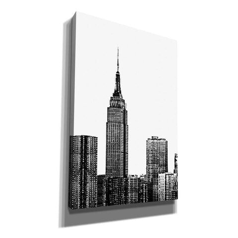 Image of 'NYC in Pure B&W XVIII' by Jeff Pica Canvas Wall Art