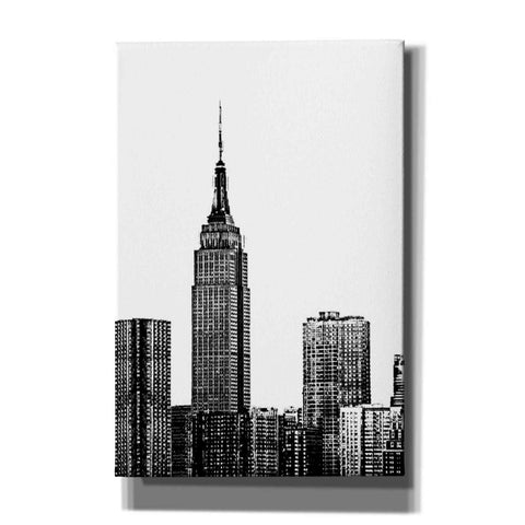 Image of 'NYC in Pure B&W XVIII' by Jeff Pica Canvas Wall Art