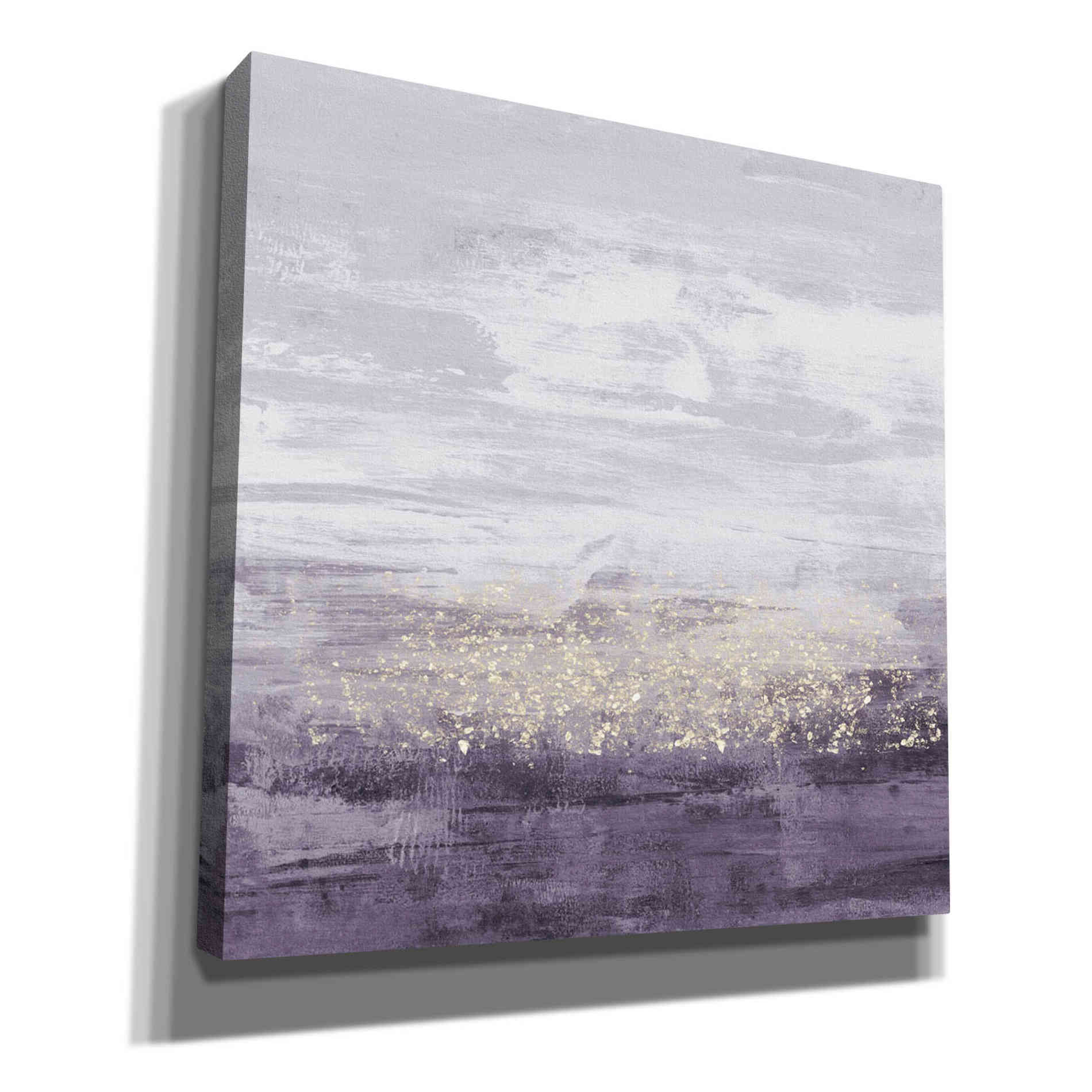 'Amethyst Glitter II' by Jennifer Goldberger Giclee Canvas Wall Art
