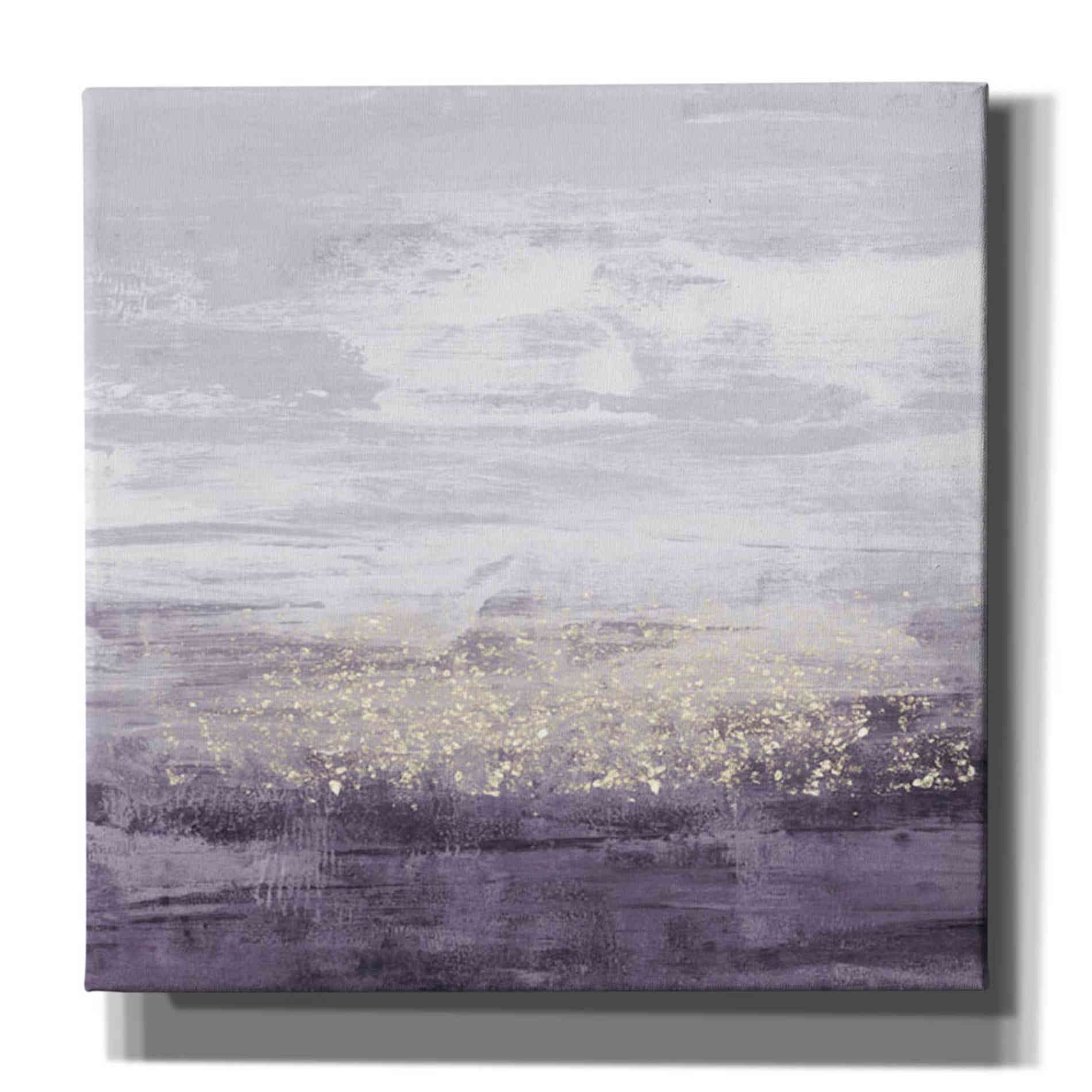 'Amethyst Glitter II' by Jennifer Goldberger Giclee Canvas Wall Art