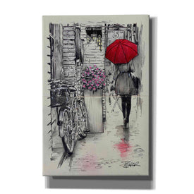 'Amsterdam Walk' by Loui Jover, Canvas Wall Art