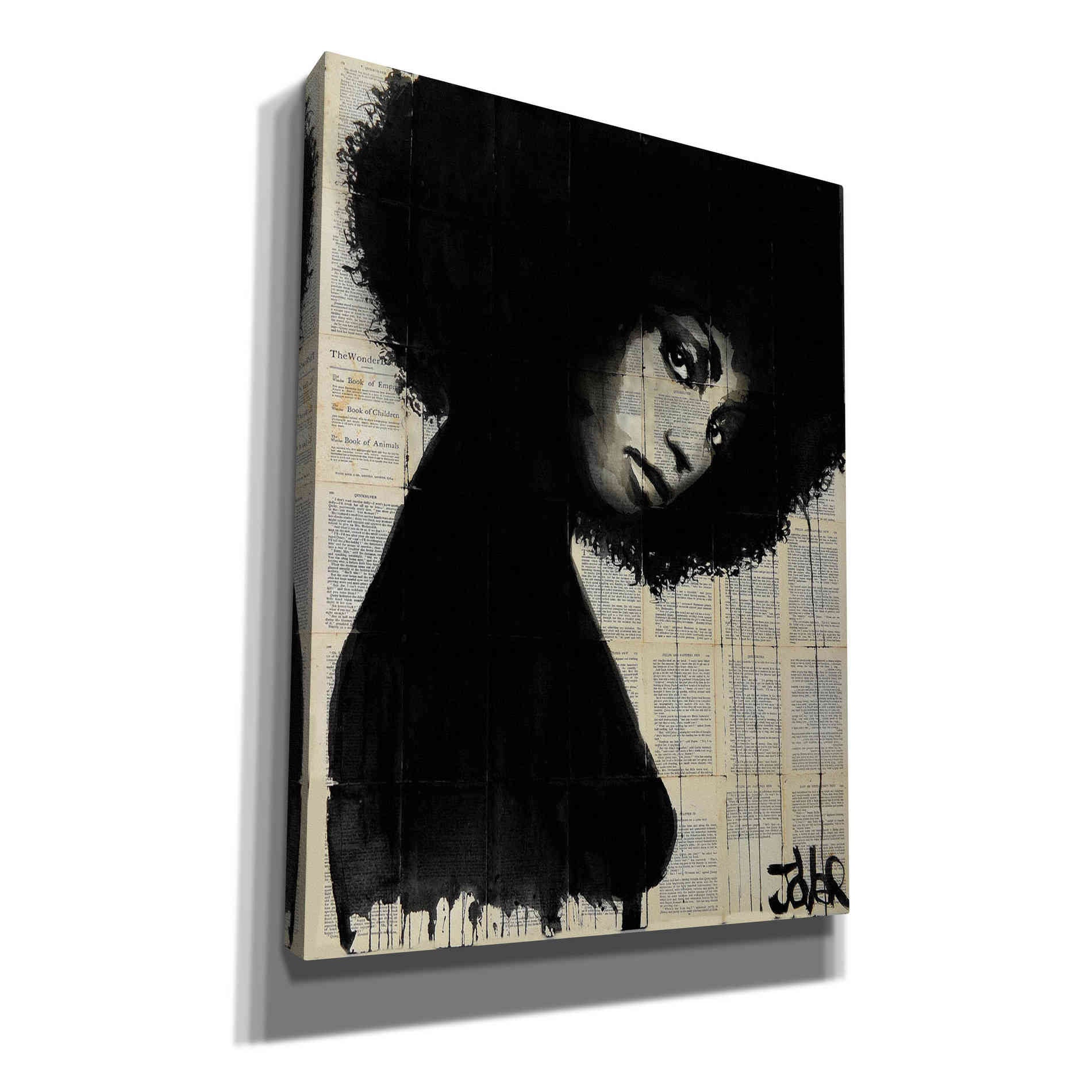 'Celistine' by Loui Jover, Canvas Wall Art