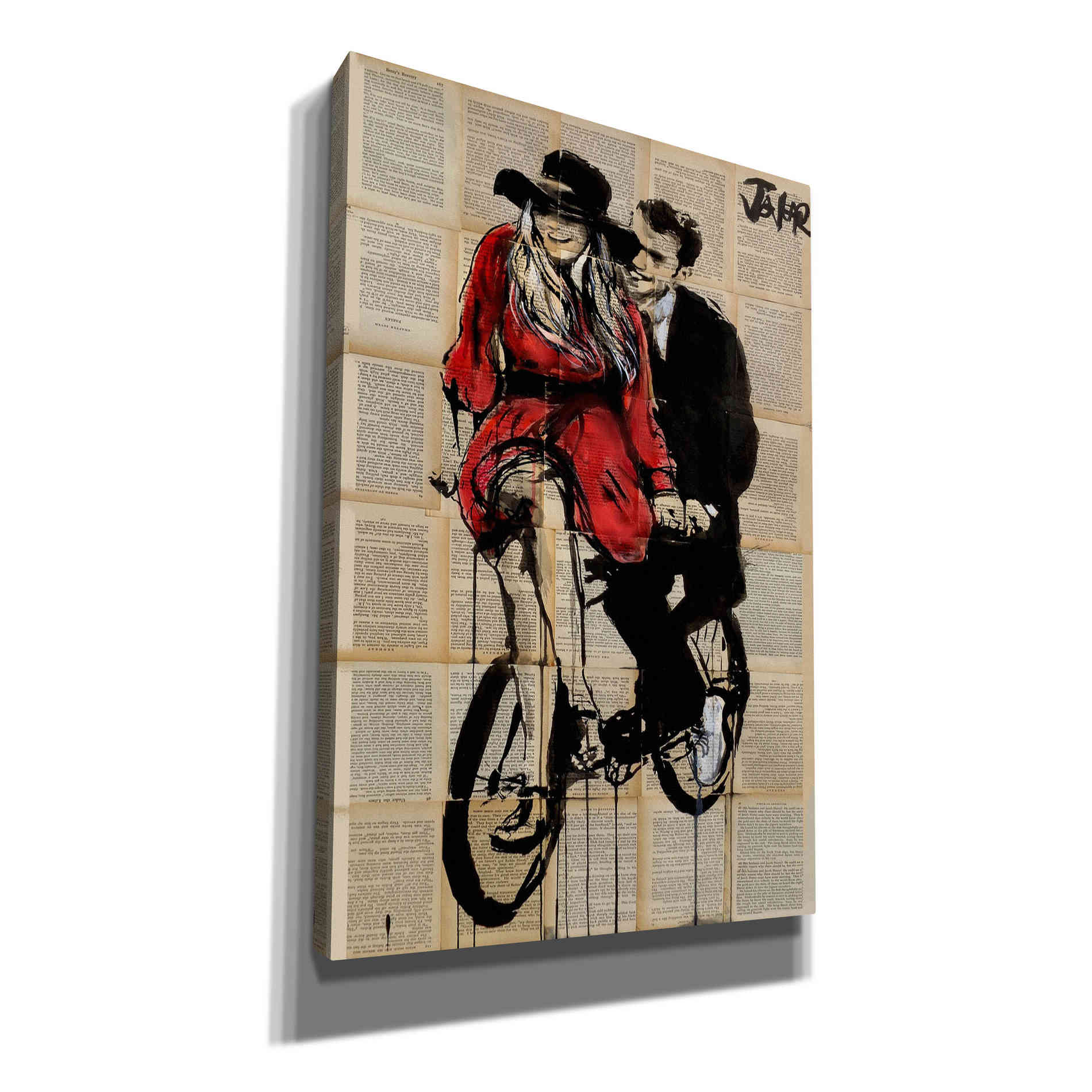 'Days In Bliss' by Loui Jover, Canvas Wall Art