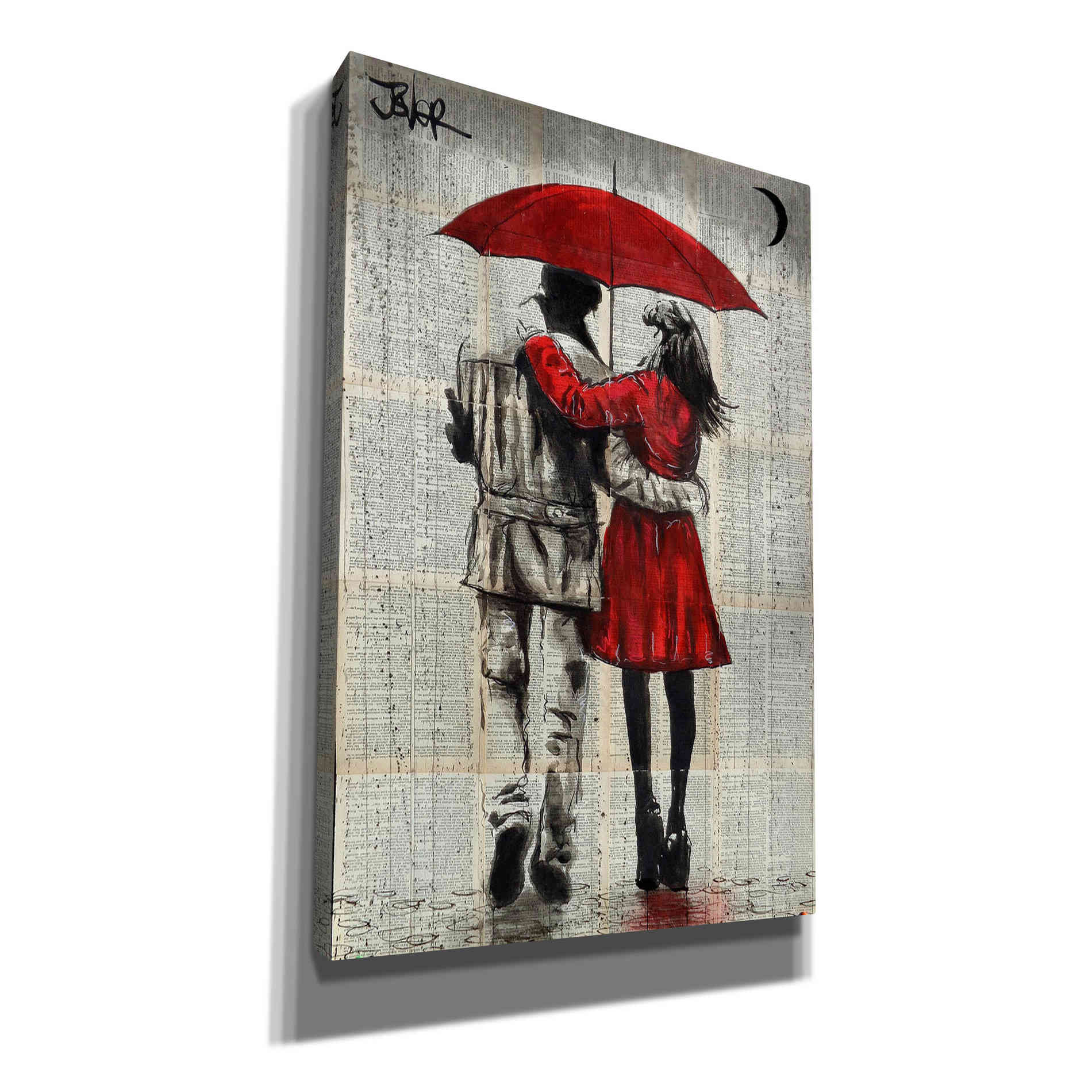 'Fall' by Loui Jover, Canvas Wall Art