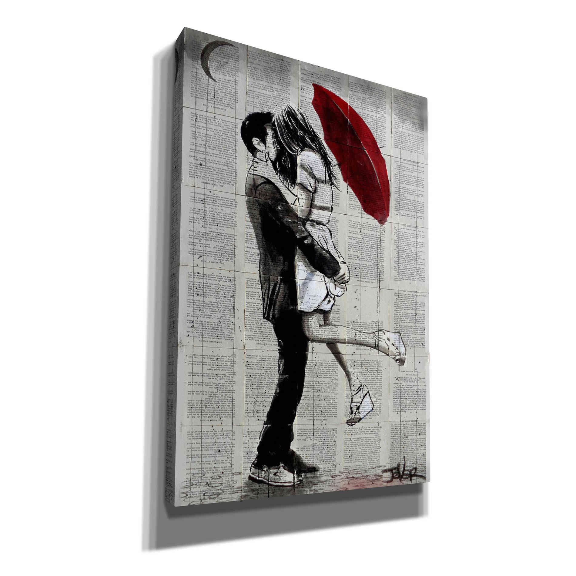 'Forever Romantics' by Loui Jover, Canvas Wall Art