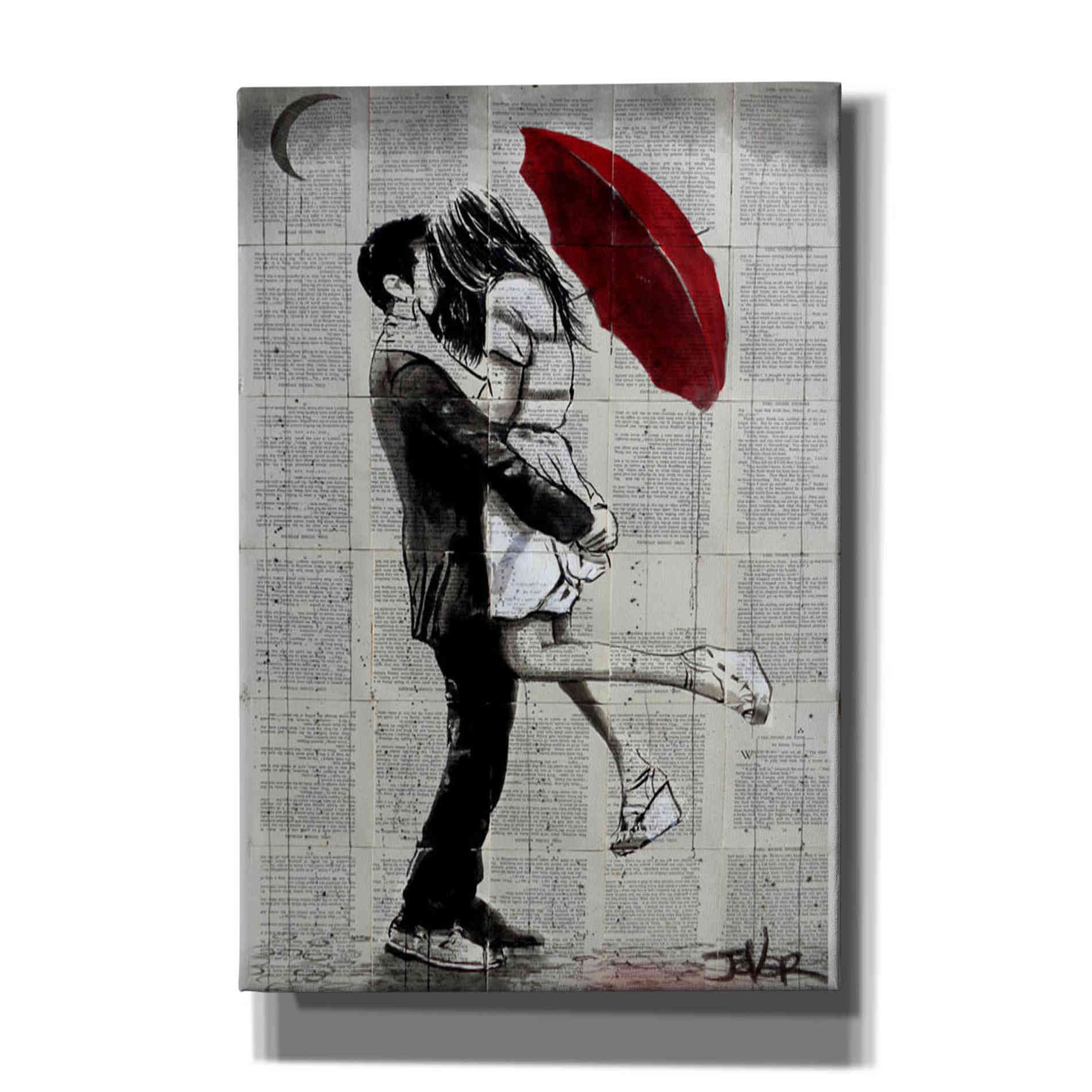 'Forever Romantics' by Loui Jover, Canvas Wall Art