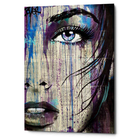 'Indigo Feeling' by Loui Jover, Canvas Wall Art