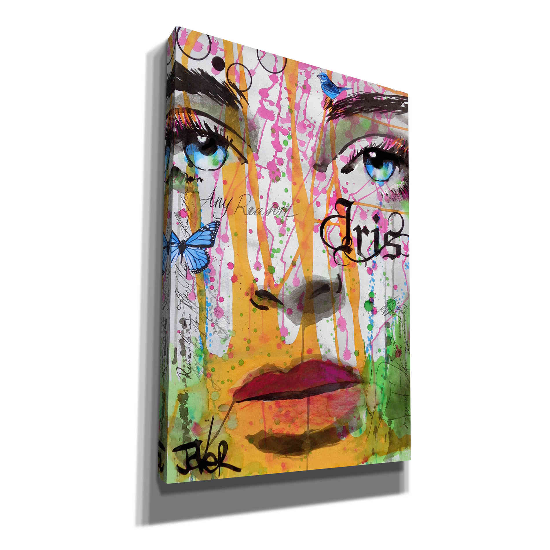'Iris' by Loui Jover, Canvas Wall Art