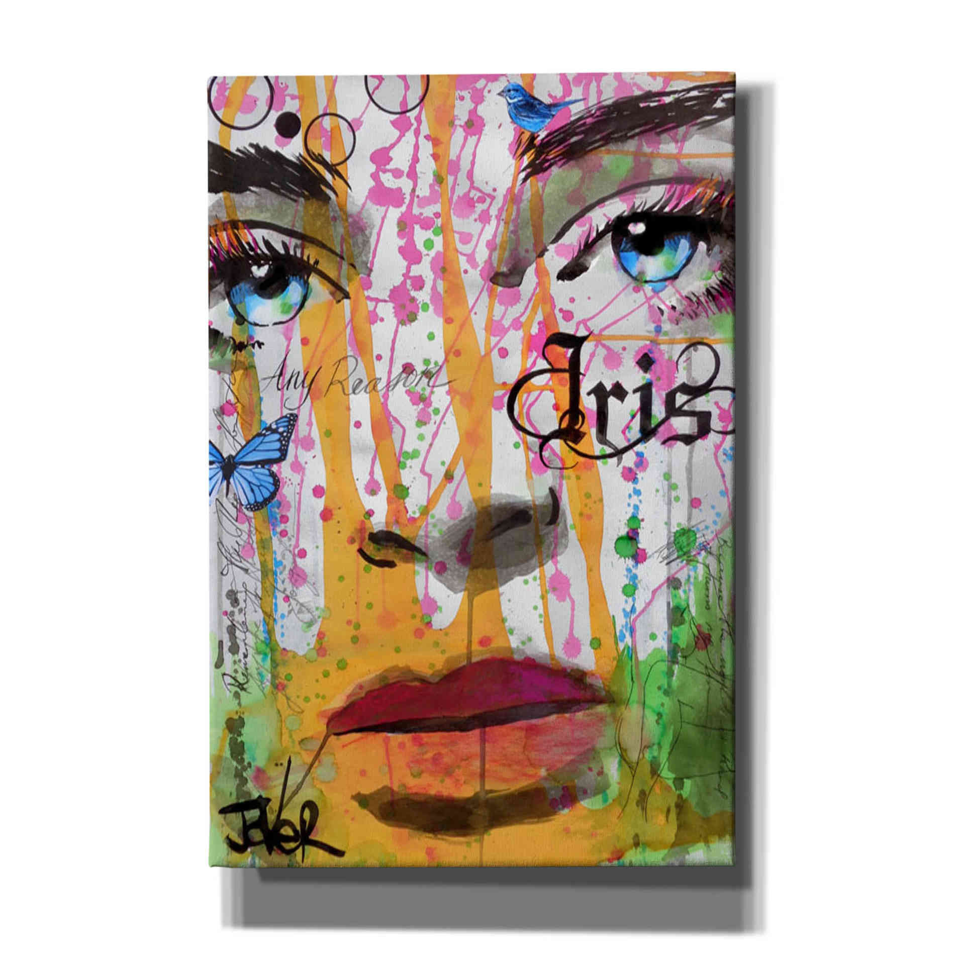 'Iris' by Loui Jover, Canvas Wall Art