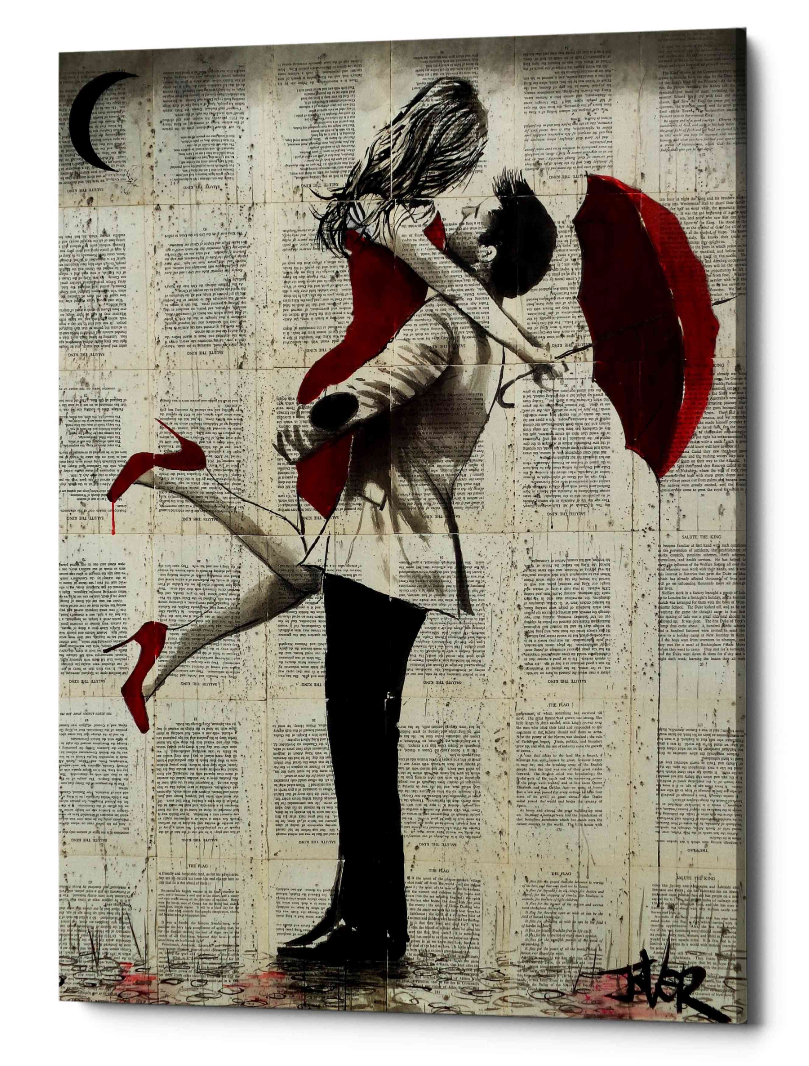 'It Rained' by Loui Jover, Canvas Wall Art