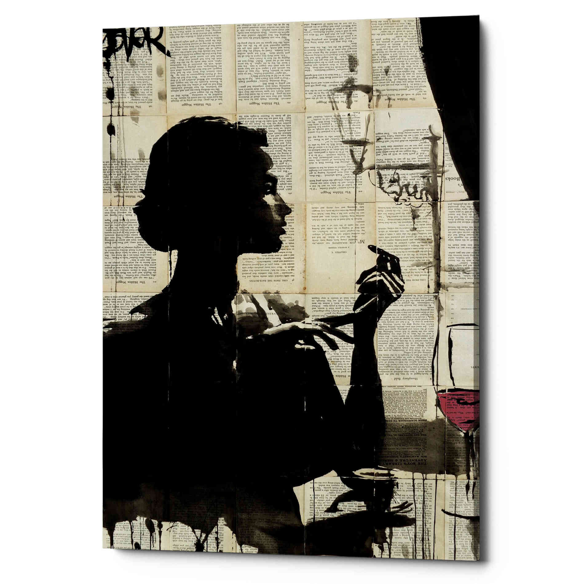 'Lush Life' by Loui Jover, Canvas Wall Art
