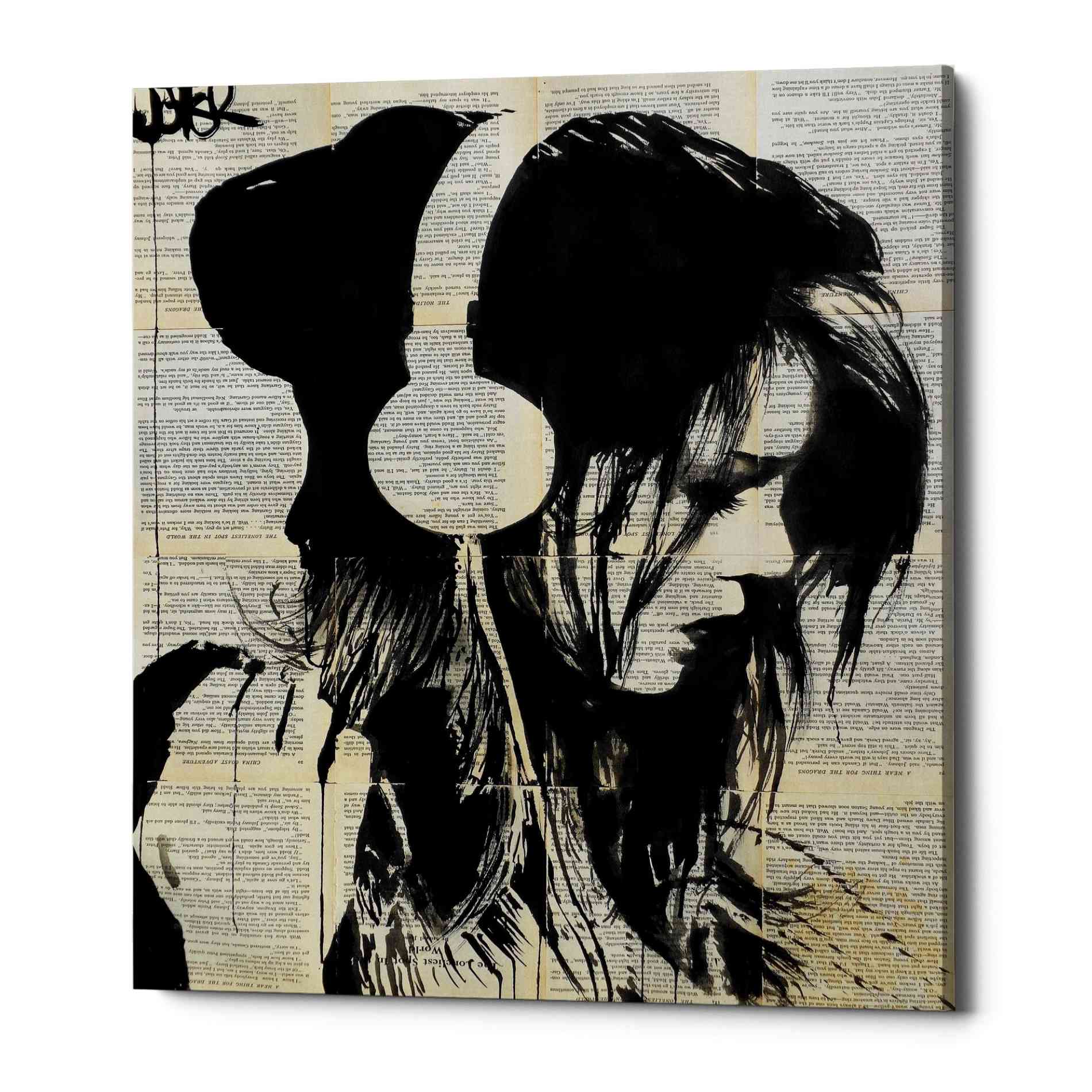 'Melodies Solace' by Loui Jover, Canvas Wall Art