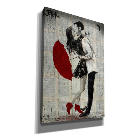 Image of 'Never Mnd The Rain' by Loui Jover, Canvas Wall Art
