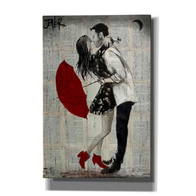 'Never Mnd The Rain' by Loui Jover, Canvas Wall Art