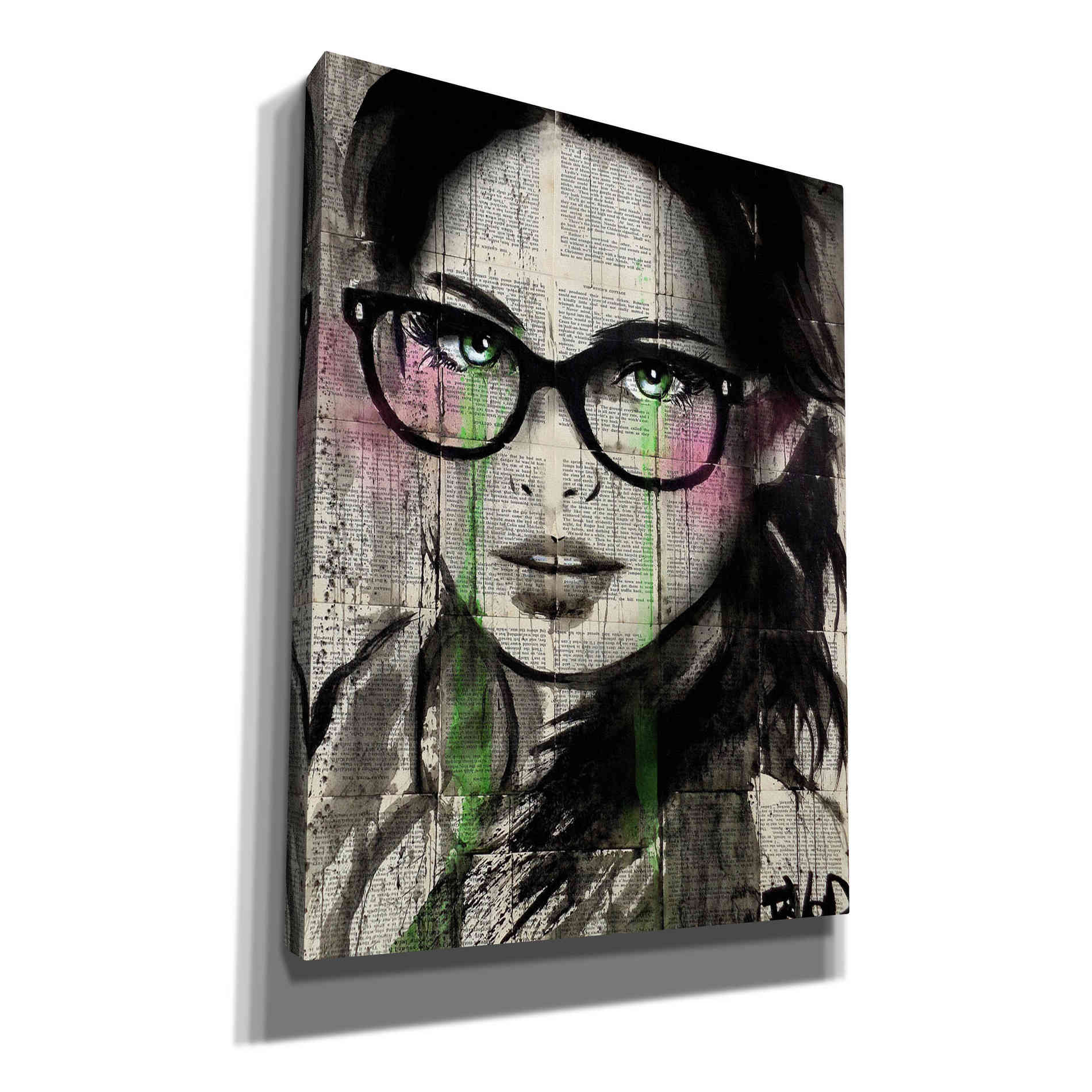 'Prudencee2' by Loui Jover, Canvas Wall Art