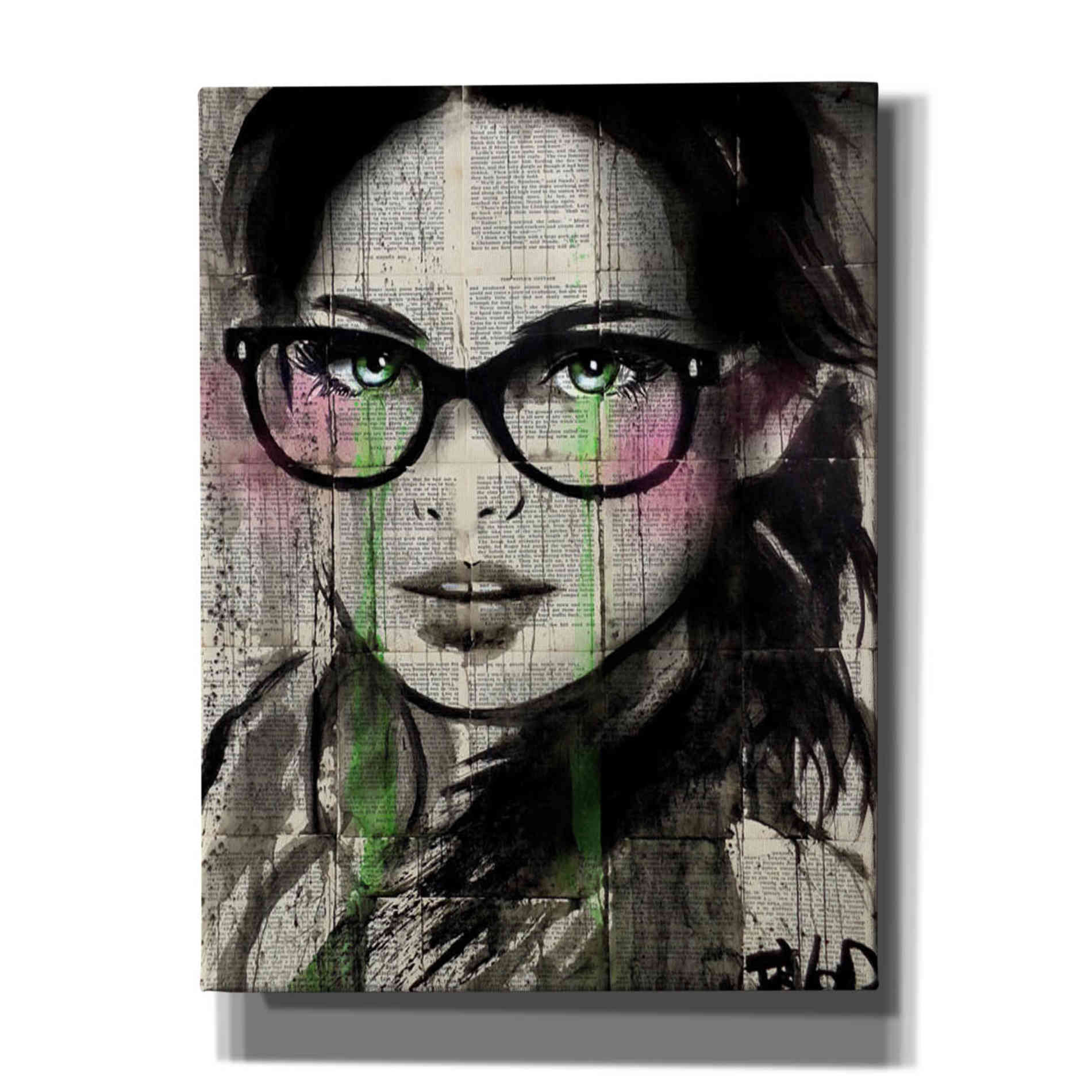 'Prudencee2' by Loui Jover, Canvas Wall Art