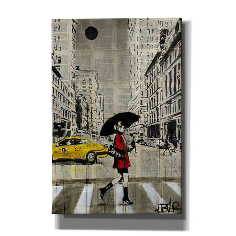 Image of 'Red Coat' by Loui Jover, Canvas Wall Art