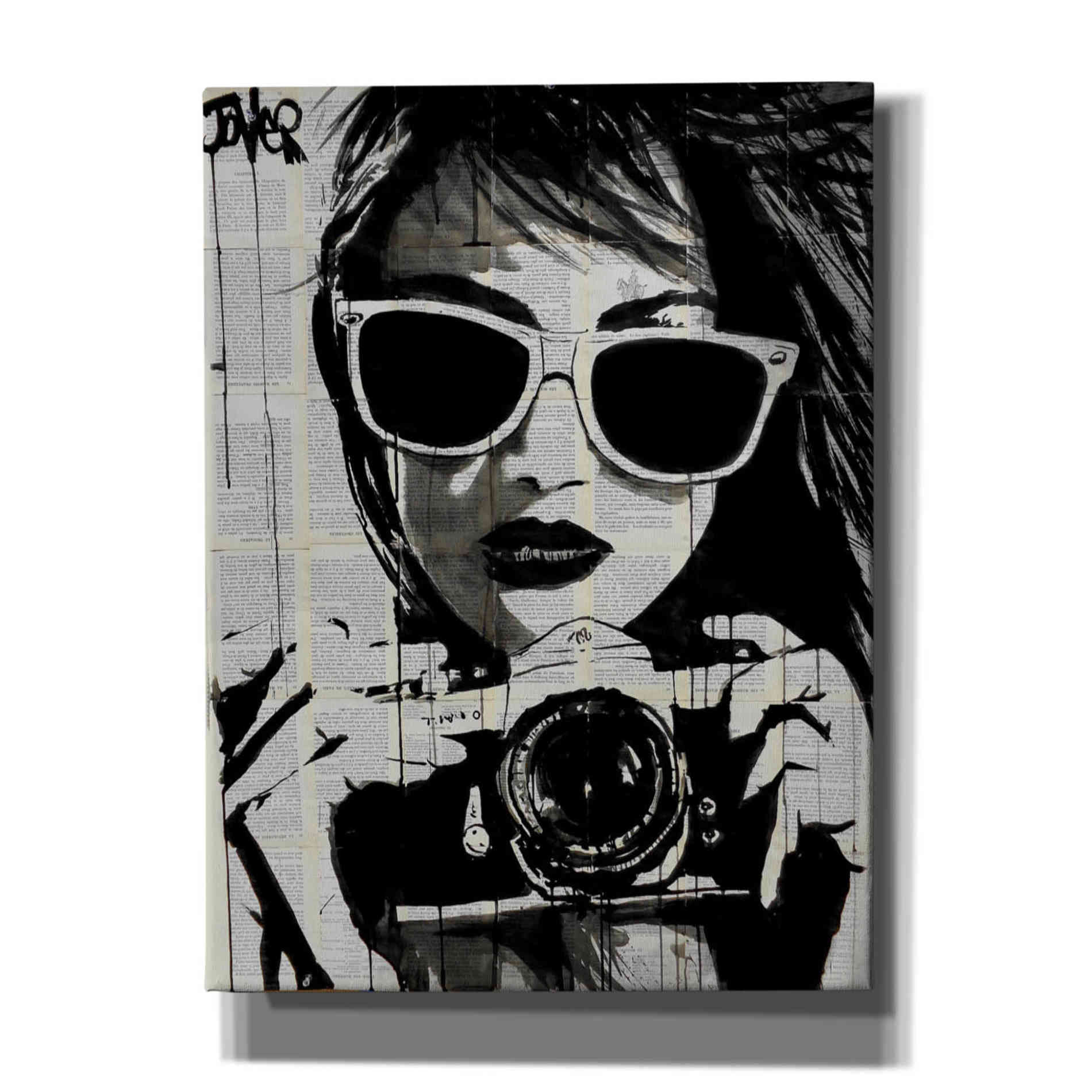 'Shoot' by Loui Jover, Canvas Wall Art