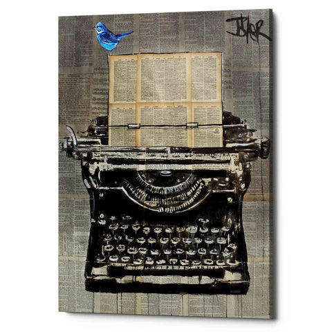 Image of 'The Writer' by Loui Jover, Canvas Wall Art