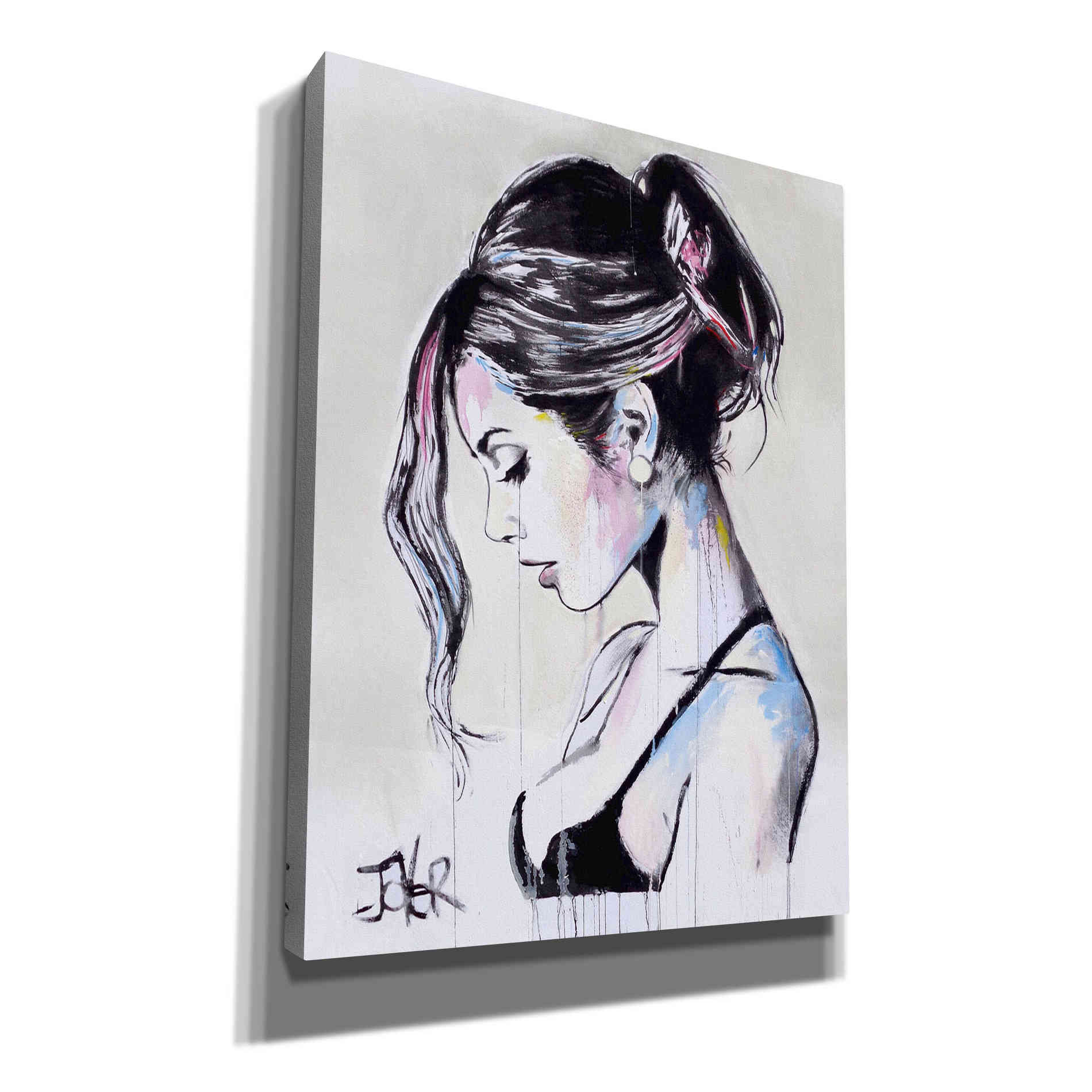 'Time Being' by Loui Jover, Canvas Wall Art