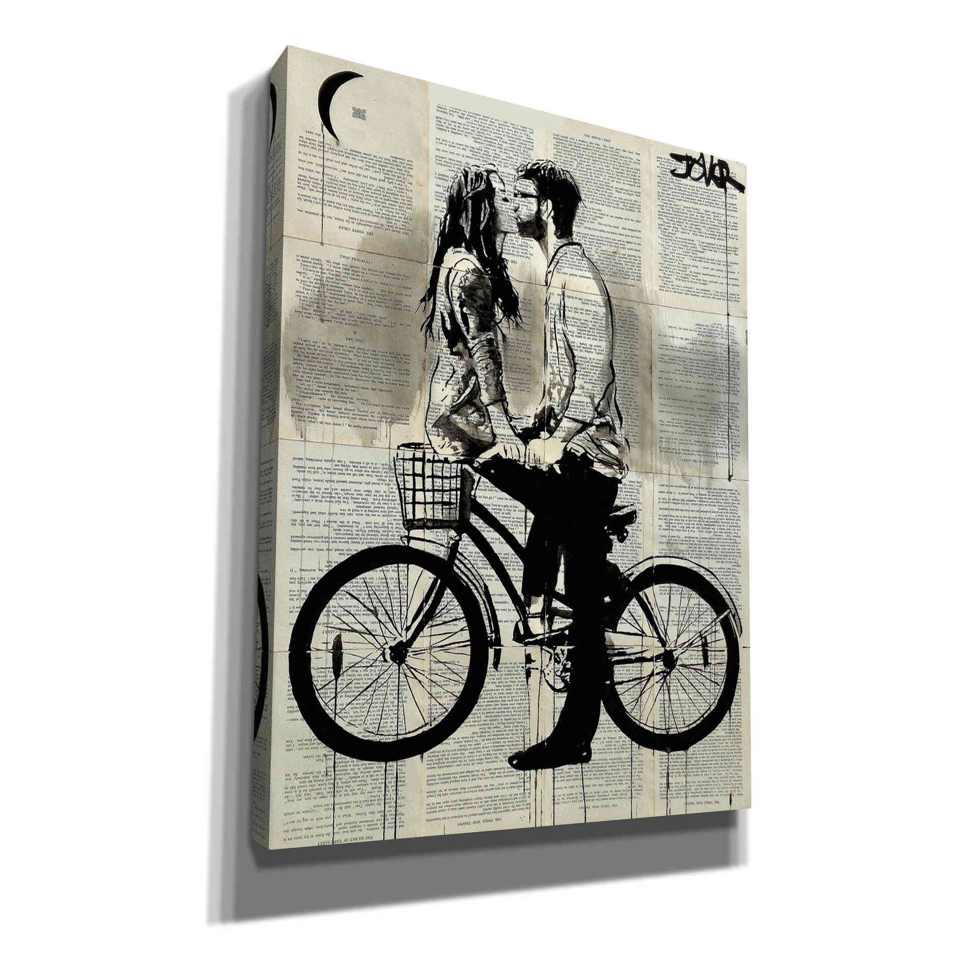 'Together' by Loui Jover, Canvas Wall Art