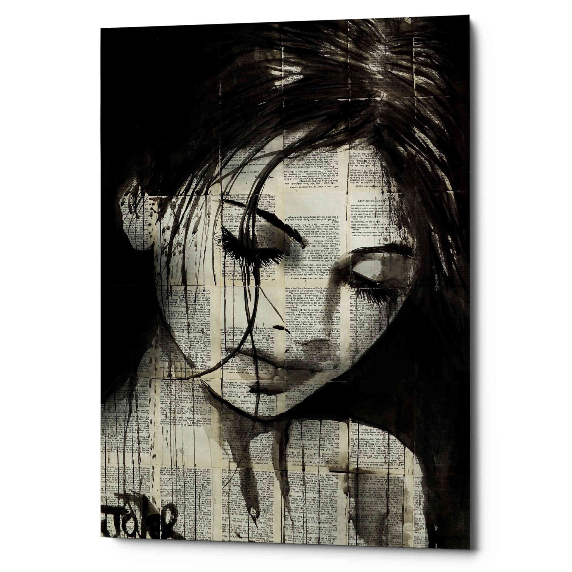 'Wild Daisy' by Loui Jover, Canvas Wall Art