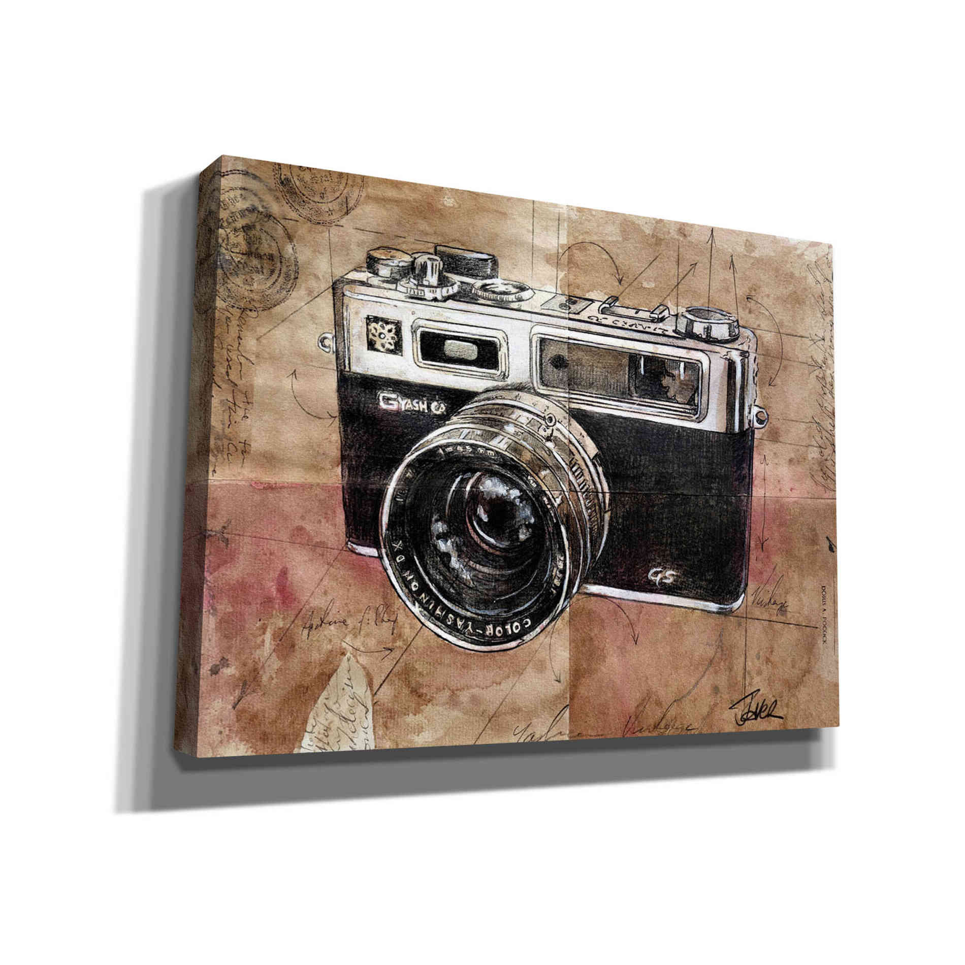 'Yashica' by Loui Jover, Canvas Wall Art