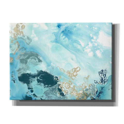 Image of 'Aqua Wave Form II' by June Erica Giclee Canvas Wall Art