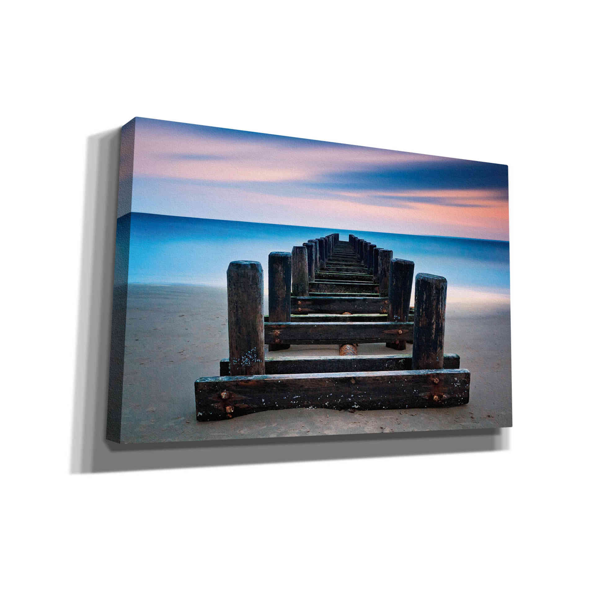 'Coney Island Pier' by Katherine Gendreau, Giclee Canvas Wall Art