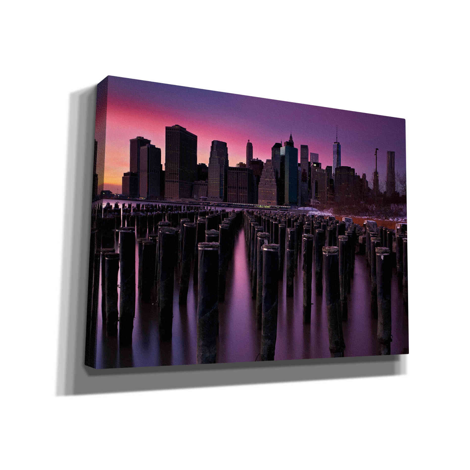 'Manhattan Glow' by Katherine Gendreau, Giclee Canvas Wall Art