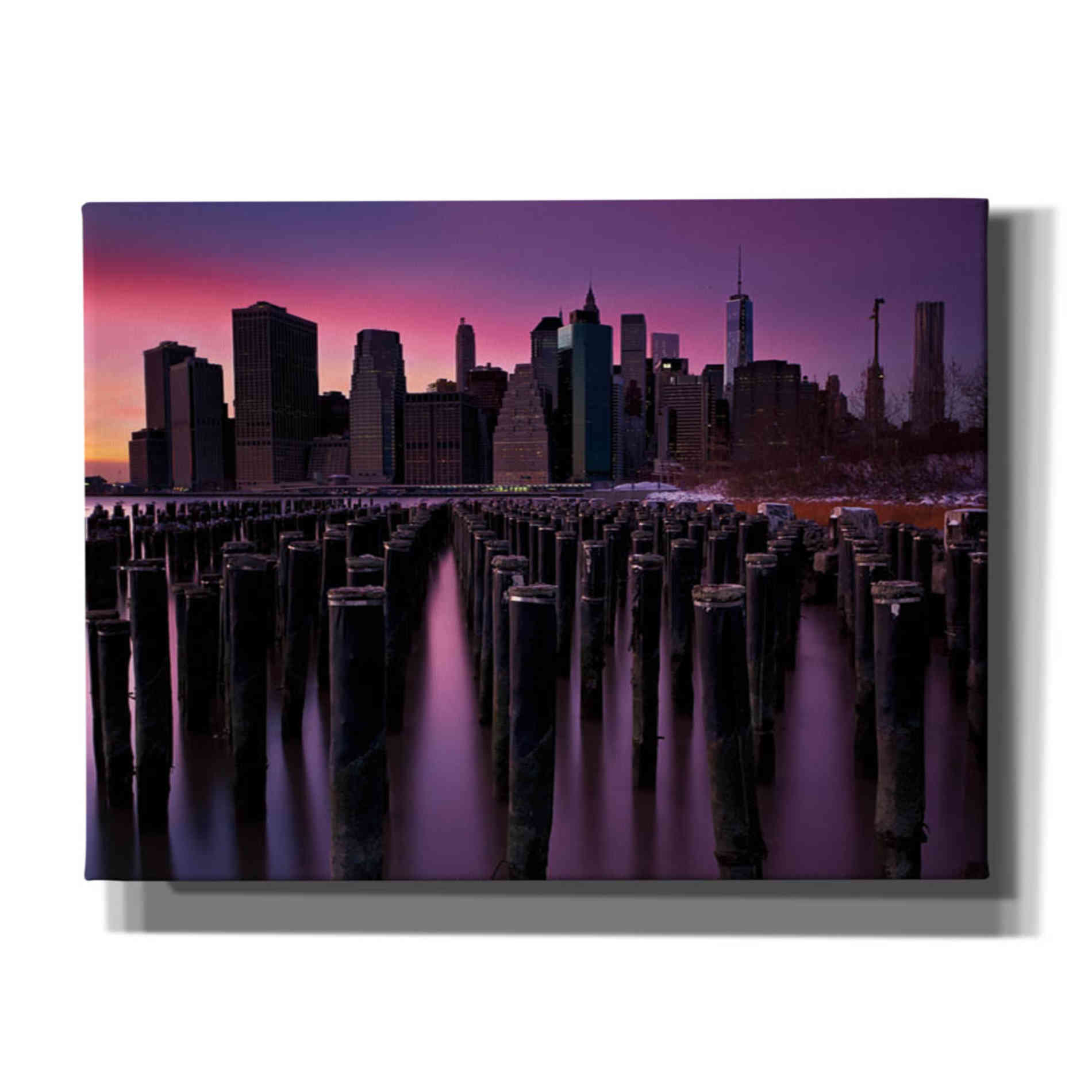 'Manhattan Glow' by Katherine Gendreau, Giclee Canvas Wall Art