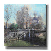 'Notre Dame on the Seine' by Mark Lague, Canvas Wall Art,Size 1 Square